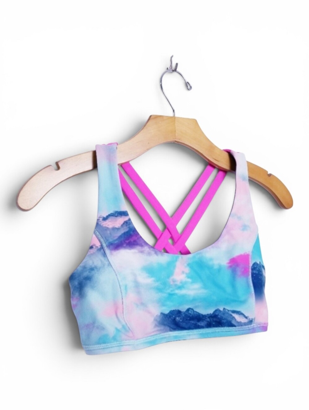 Ivivva Lululemon Sports Bra Girls S/M Vitality Reversible Strappy Athleisure